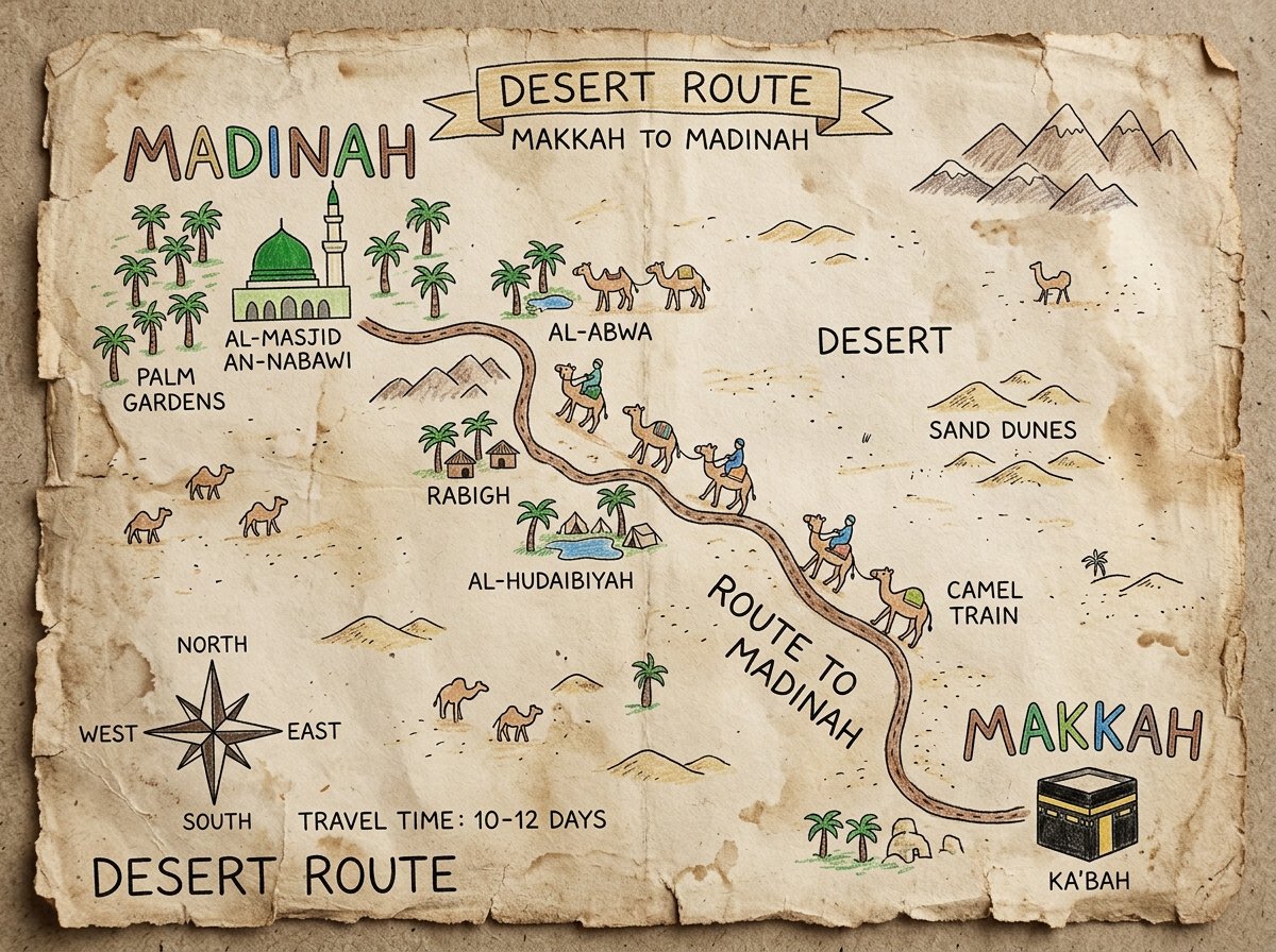 Hijrah Map by Mustafa